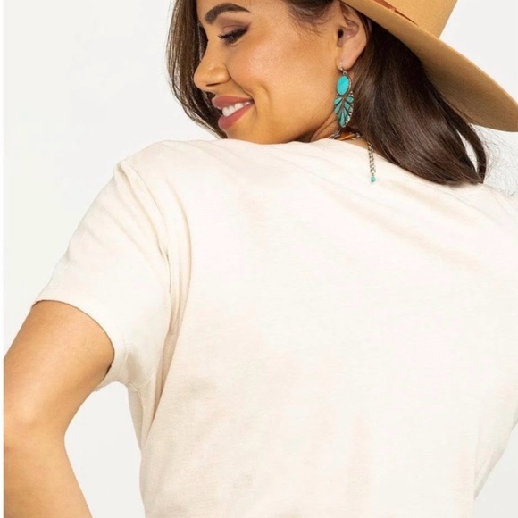 Anthropologie Show Me Your MuMu Stay Golden Graphic T-Shirt - Picture 4 of 9